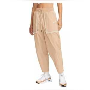 Nike Athletic Essential Women’s Woven High Rise Joggers Track Pants Hemp NWT S